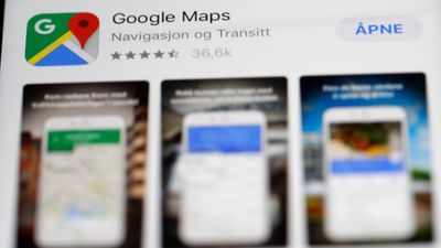 Bilde av Google Maps-appen.