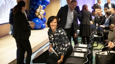Kimberly Lein-Mathisen, administrerende direktør i Microsoft Norge, under lansering av selskapets datasenterregioner i Norge.