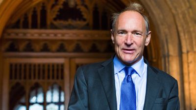 World Wide Web-oppfinner Tim Berners-Lee, fotografert ved en annen anledning.
