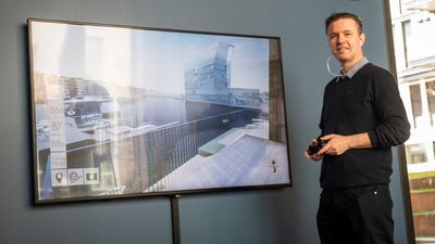 Eiendomsmegler Lars Bratseth boligsalg prosjektering virtuell visning unreal engine Vannkunsten Bjørvika Bispevika OSU Røisland vianova