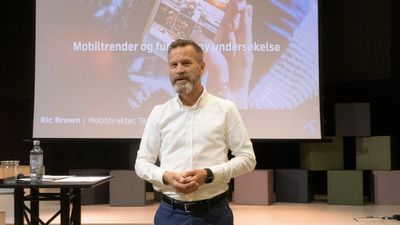 Fungerende kommunikasjonsdirektør Anders Krokan i Telenor Norge. Bildet er tatt ved en annen anledning.