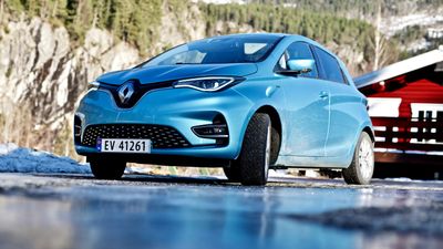 Renault Zoe Z.E 50 har nesten 400 kilometer rekkevidde.