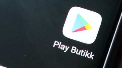 Google Play Butikk på en Android-mobil.