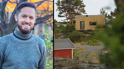 Vju vjuhytta ivar hogganvik marika andersen mikrohus hytte henger kompakthytte easy living dark minihus