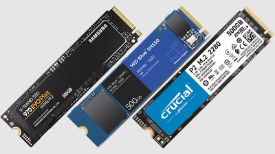NVEe-baserte SSD-er fra Samsung, Western Digital og Crucial.