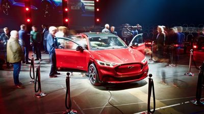 Fra visning av Ford Mach-e i 2020.