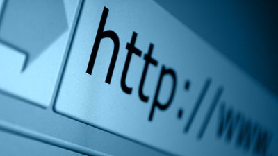 HTTP i starten av en nettadresse/URL, vist i adressefeltet til en nettleser.
