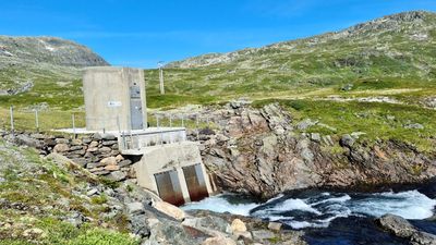 Lyse Kraft ønsker å oppruste vannkraftanleggene i Røldal og Suldal. Her fra inntak i Blåbergdalen hvor vann overføres til Votnamagasinet i Ullensvang i Vestland.