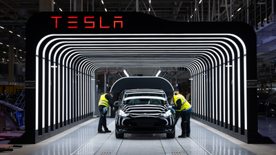 Det er Tesla Model Y som skal produseres i Brandenburg.