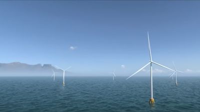 Slik tenker CSSC Haizhuang seg et hav fylt med H260-18MW vindkraftturbiner.