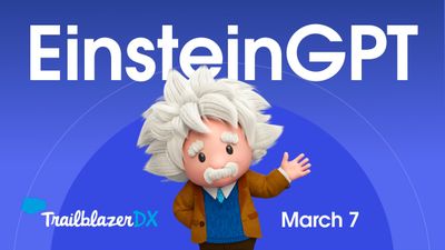 Teaser i forkant at lanseringen av Salesforce' EinsteinGPT.