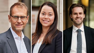 Kristian Foss, Tara Årøe og Eirik Sandal i Bull & Co Advokatfirma.