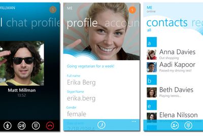 <p>Slik ser brukergrensesnittet ut for Skype i Windows 8.&nbsp;</p>