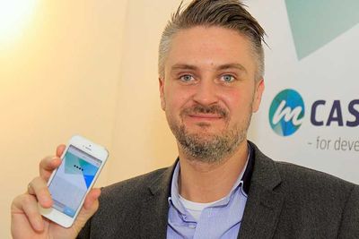 <p>Daniel R. D&ouml;derlein er gr&uuml;nder, administrerende direkt&oslash;r og styreformann i mCash. (Foto: Kurt Lekanger, Mobilen.no)</p>