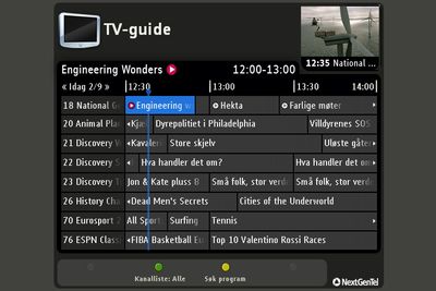 <p>Nextgentels nye IPTV-tjeneste Play lagrer TV-programmer for en hel uke i et eget arkiv man f&aring;r tilgang til ved behov.</p>