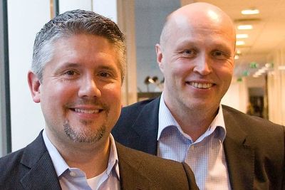 Lederen for Amazon Web Services i Norden og Baltikum, Darren Mowly og Nordcloud-sjef Esa Kinnunen får norsk representasjon når Nordcloud nå etablerer seg i Norge.