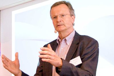 Konsernsjef Jon Fredrik Baksaasi Telenor legger i dag fram sitt siste kvartalsregnskap for selskapet før han overlater roret til Sigve Brekke 17. august. .
