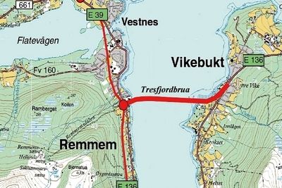 Multiconsult har fått i oppdrag å prosjektere Tresfjordbrua. Vegvesenet tar sikte på byggestart neste sommer.