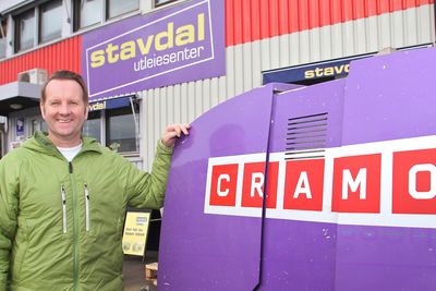 Jim_Svendsen: Driftsansvarlig ved Cramo avd. Alfaset, Jim Svendsen, er i gang med omstillingsprosessen fra Stavdal til Cramo.