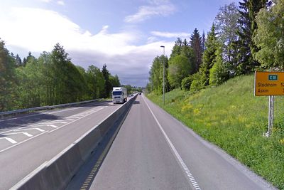 Fra E18 gjennom Ås kommune. Foto: GoogleMaps