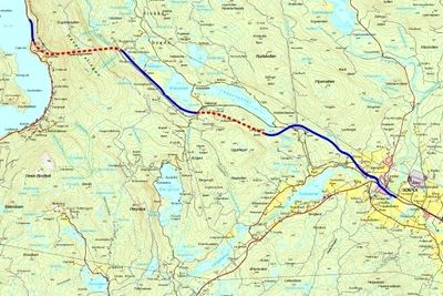 Land elektriske leder konkurransen om elektro- og SRO-installasjoner på nye riksveg 7. (Ill. Statens vegvesen)