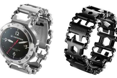 Ur: Selskapet selger også  verktøyarmbåndet med en tilhørende klokke. 
