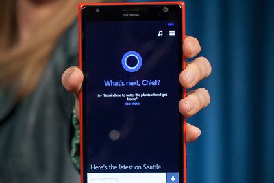 Dette er Cortana på Windows Phone. Snart kommer hun også til Android.