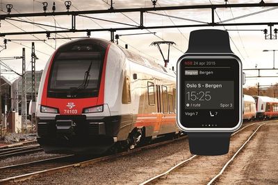 NSB er allerede klare med en app som gir de reisende ekstrainformasjon raskt.