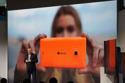 Stephen Elop snakket om Windows 10-fremtiden under MWC-messen i Barcelona.