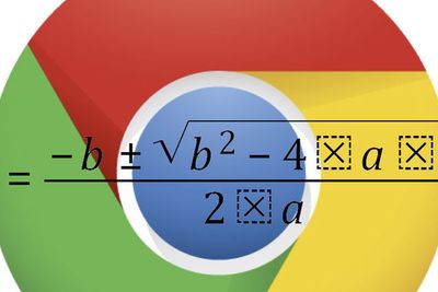 Google Chrome kan nå gjengi matematiske uttrykk som dette, når de er beskrevet med språket MathML.