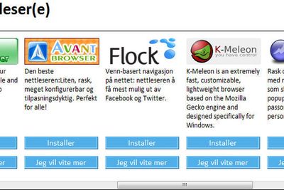 Nettleservalget i Windows er i gang, og noen av kandidatene klager over dårlig synlighet.
