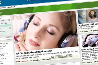 NRK og Tono har inngått en unik avtale som gjør det mulig for NRK å legge ut sine radioprogrammer som podkast-sendinger på internett.