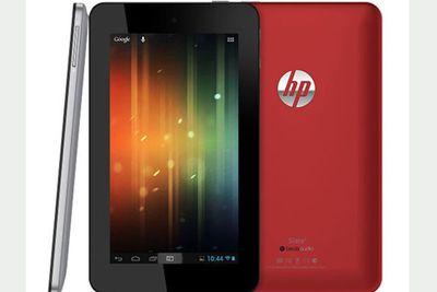 HPs nye billig-brett Slate 7 har en gummiert bakside, slik også Googles Nexus 7 har. Ellers er det lavere pris som fremstår som HPs kanskje eneste fortrinn her.