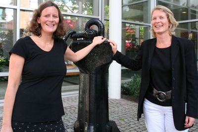 Vibeke Fantoft (f.v) og Cecilie B. Heuch i Det Norske Veritas. 