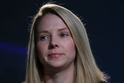 Yahoo-sjef Marissa Mayer er ikke strålende fornøyd med resultatet av søkeavtalen som Yahoo inngikk med Microsoft mer enn et år før hun begynte i selskapet. Her avbildet i forbindelse med Davos WEF 2013.