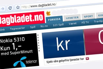 Dagbladet.no er en av nettavisene som klarer seg godt selv om annonsemarkedet opplever en nedtur. September var nettavisens beste annonsemåned noensinne.