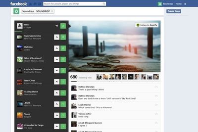 Nå kan hvem som helst innlemme et Soundrop-rom på en Facebook-side.