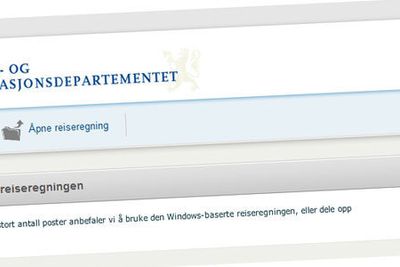 I skrivende stund anbefaler FAD brukerne å gå tilbake til gamlemåten å føre reiseregninger på, nemlig Windows-versjonen. Men Windows-versjonen er utdatert.