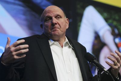 Steve Ballmer fikk på pukkelen av rasende aksjonærer under gårsdagens generalforsamling i selskapet. Bildet er fra generalforsamlingen, der aksjonærene bare fikk 15 minutter til å stille spørsmål.