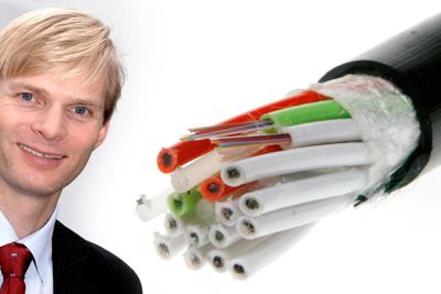 Styreleder i Kabel Norge, og samfunnskontakt i Get, Øyvind Husby, er ikke imponert over FrPs forslag om å åpne de lukkede aksessnettene. 