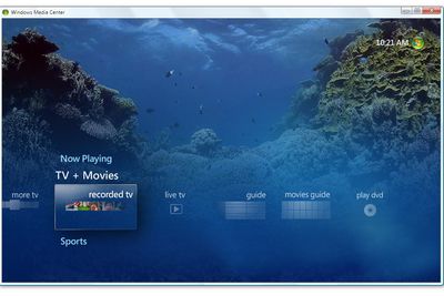 En eldre versjon av Windows Media Center. I Windows 10 blir det slutt på støtten.