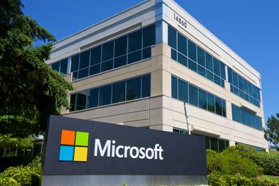 Fra besøkssenteret hos Microsoft i Redmond, USA.