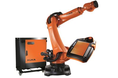 Kuka Quatnec Robot med smartPAD styreenhet