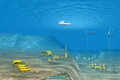 En økende andel av olje- og gassvirksomheten foregår under vann. Foreløpig mangler gode standarder, men arbeidet for å utvikle dem er i gang. Illustrasjonen er kalt Subsea World og laget av FMC Technologies.