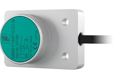 Induktive sensor som kun bygger 20 mm i høyden, med rekkevidde på 15 mm.