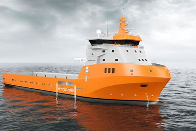 Wärtsilä lanserer ny PSV-design på Nor-Shipping. Fartøyene skal være mer energieffektive med hybrid framdrift (batteri og motor). 