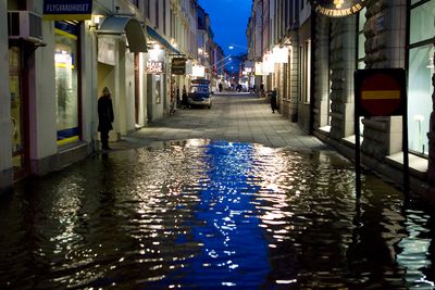 Göteborg er sårbar overfor uvær og flomsituasjoner. Foto:Adam Ihlse/NTB Scanpix