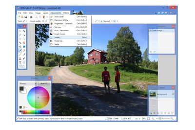 Paint.NET gir deg mye av funksjonaliteten fra Adobe Photoshop, men kan brukes helt gratis. 