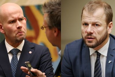 EL-GRILLET: Olje- og energiminister Tord Lien ble grillet av Heikki Holmås i Stortingets spørretime i går. Holmås er ikke fornøyd med svarene han fikk fra Lien. 