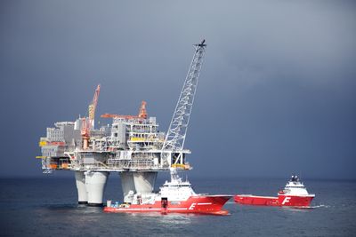 Øker: Energiforbruket fra primære energibærere er nå tilsvarende gassproduksjonen fra 12-13 trollfelt i Nordsjøen. Bildet viser Troll A-plattformen. 